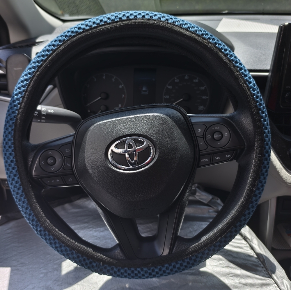 Knitted Fabric Steering Wheel Cover